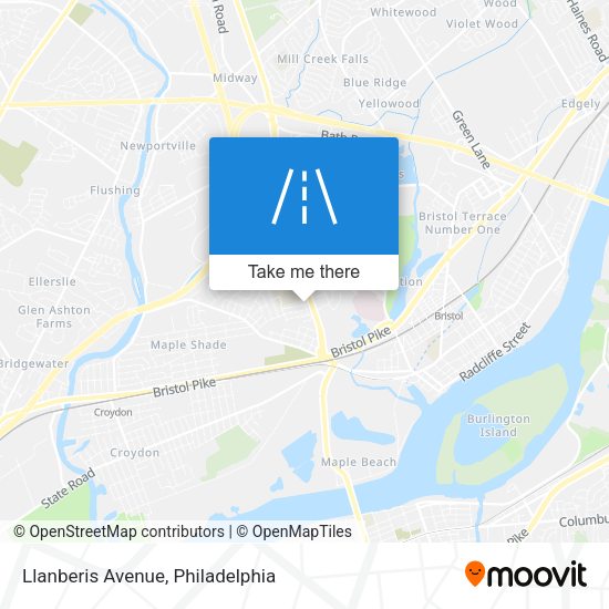 Mapa de Llanberis Avenue