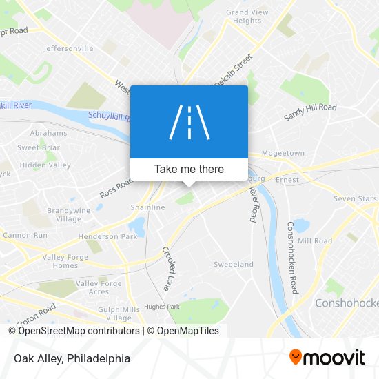 Mapa de Oak Alley