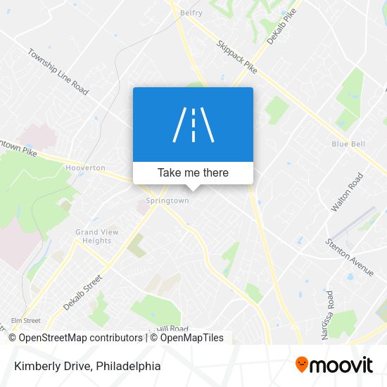 Kimberly Drive map