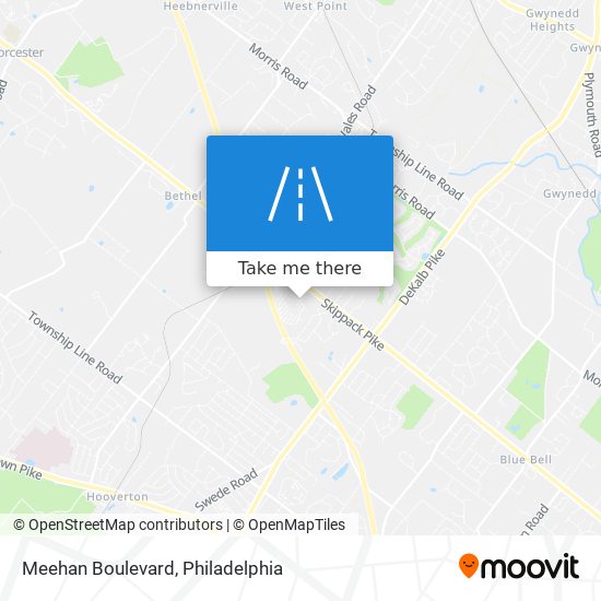 Meehan Boulevard map
