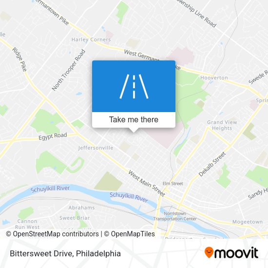 Bittersweet Drive map