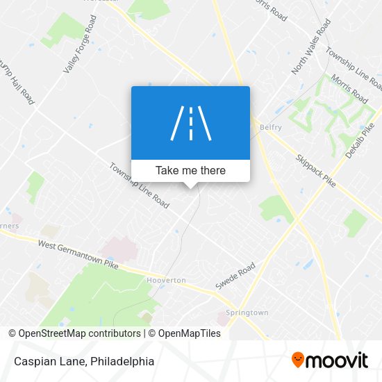 Mapa de Caspian Lane