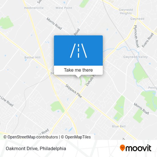 Mapa de Oakmont Drive