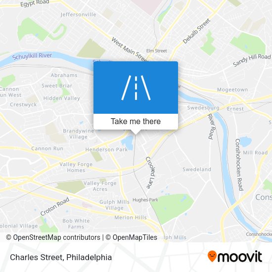 Mapa de Charles Street