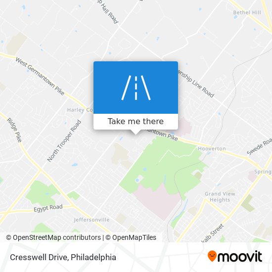 Cresswell Drive map