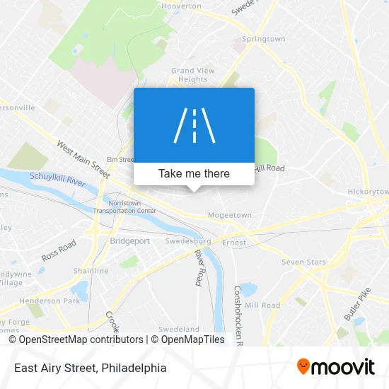 East Airy Street map