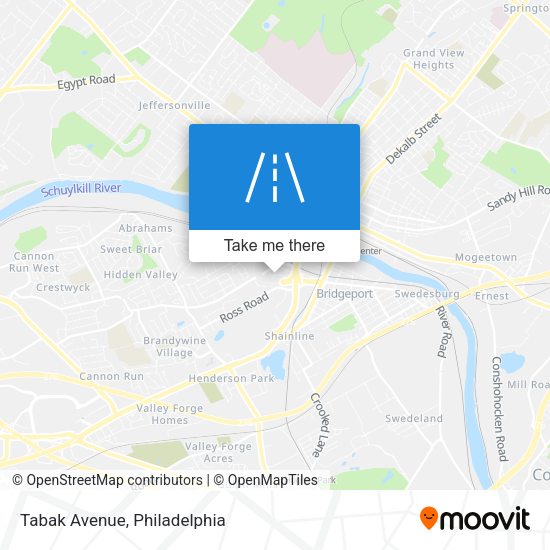 Mapa de Tabak Avenue