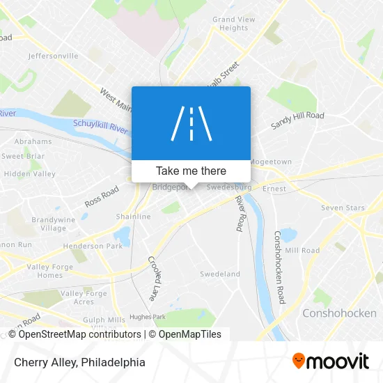 Cherry Alley map