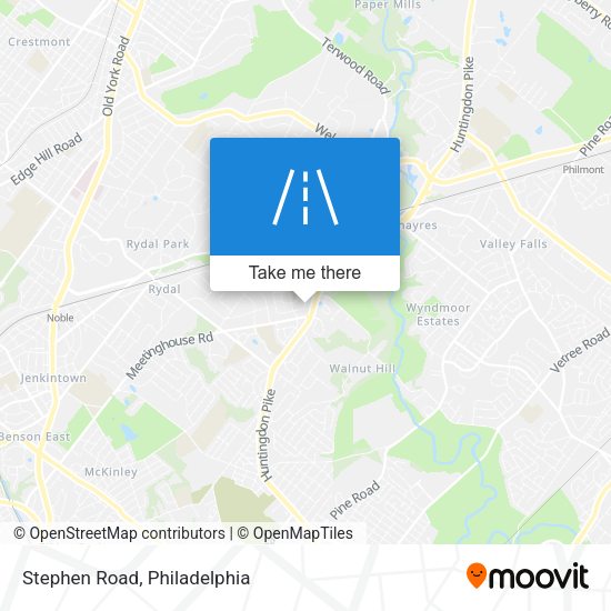 Mapa de Stephen Road