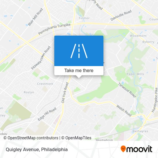 Quigley Avenue map