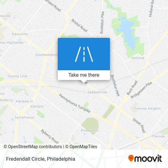 Fredendall Circle map