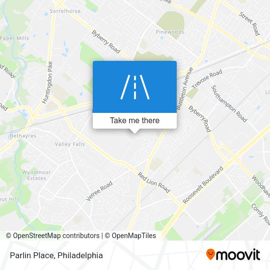 Mapa de Parlin Place