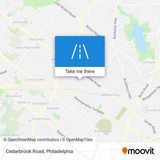 Mapa de Cedarbrook Road