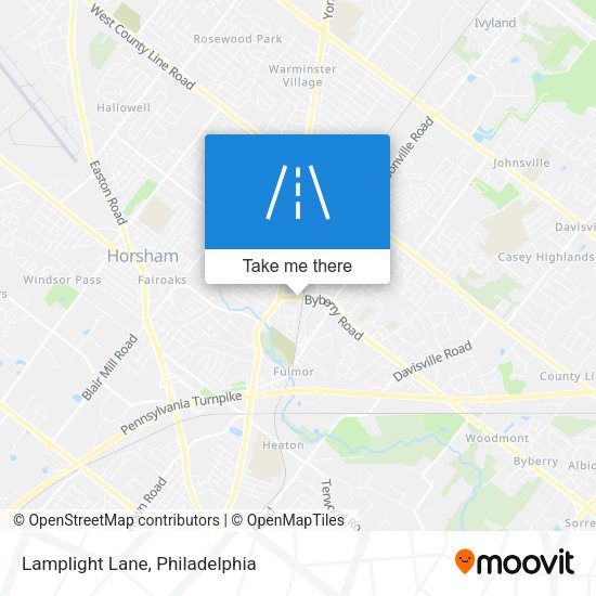 Lamplight Lane map