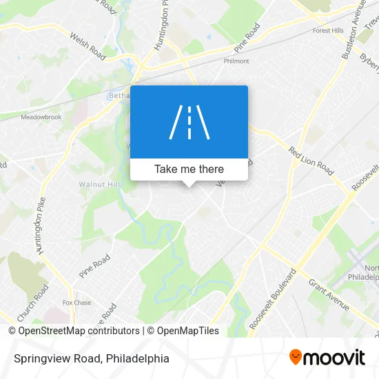 Springview Road map