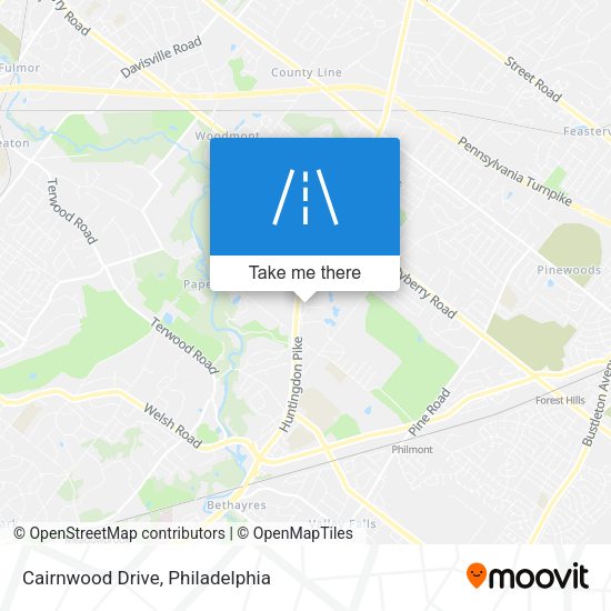 Mapa de Cairnwood Drive