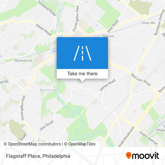 Mapa de Flagstaff Place