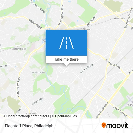 Flagstaff Place map