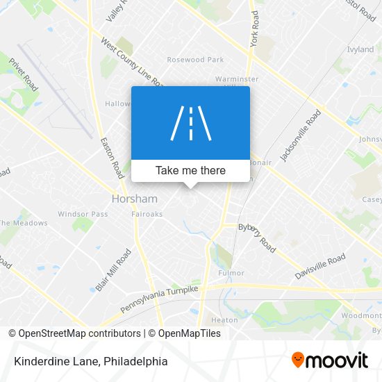 Mapa de Kinderdine Lane