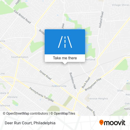 Deer Run Court map