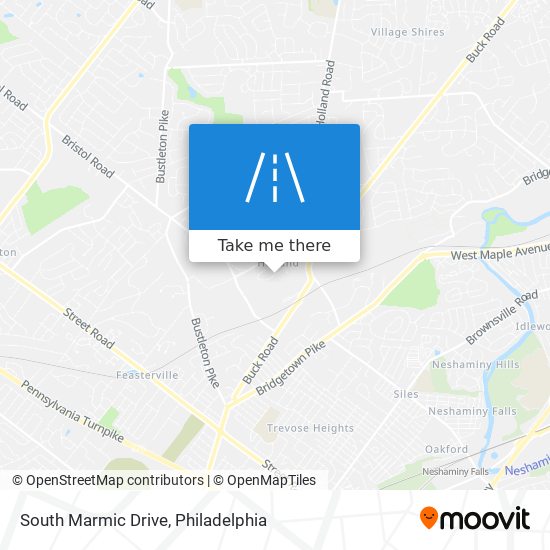 South Marmic Drive map