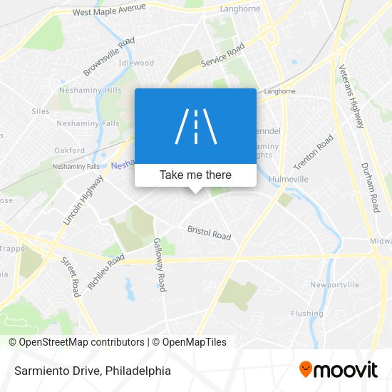 Mapa de Sarmiento Drive