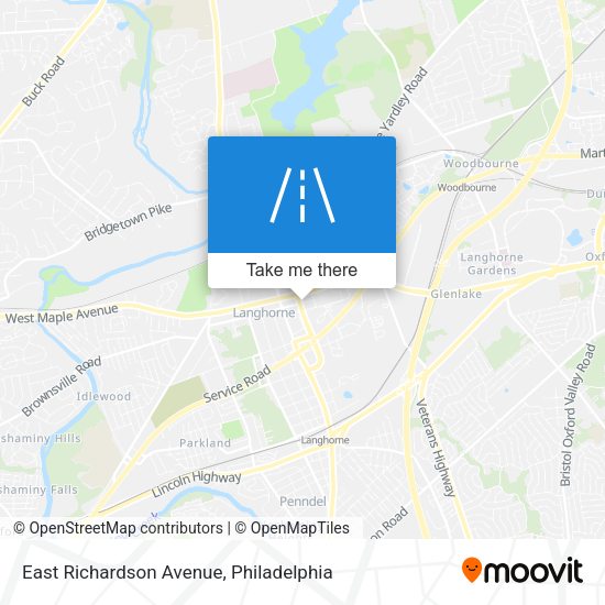 East Richardson Avenue map