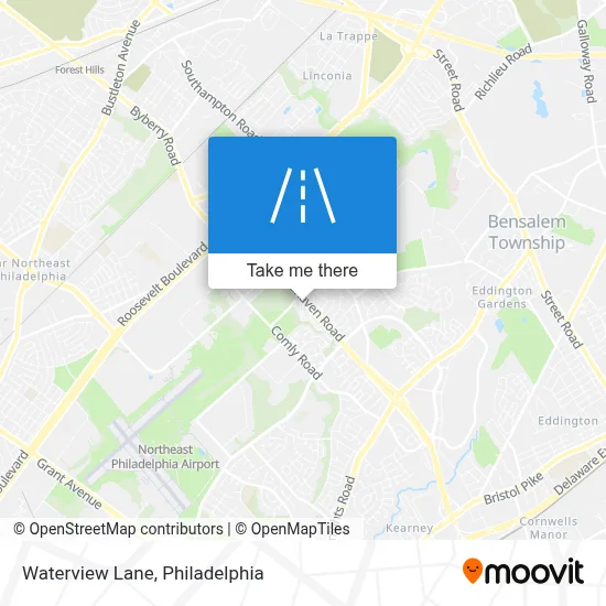 Waterview Lane map