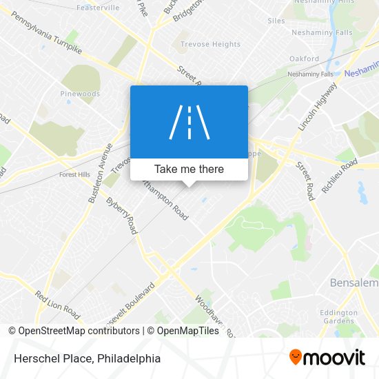 Herschel Place map