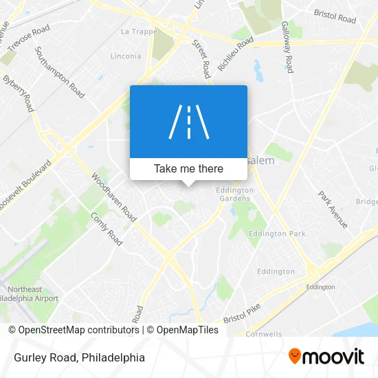 Gurley Road map