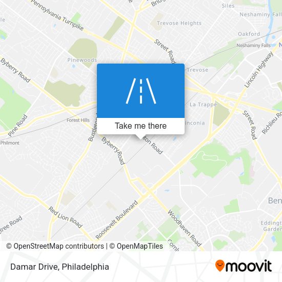 Mapa de Damar Drive