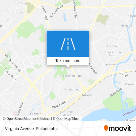 Virginia Avenue map