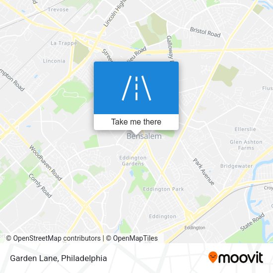 Mapa de Garden Lane