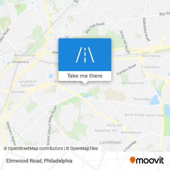 Mapa de Elmwood Road