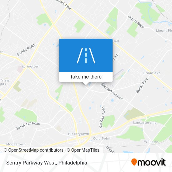 Sentry Parkway West map