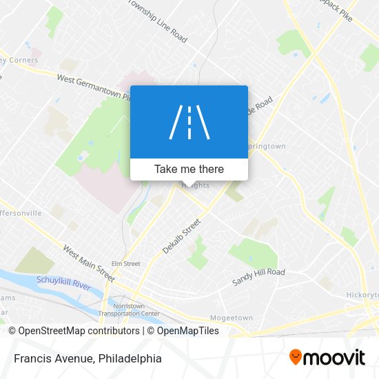 Mapa de Francis Avenue