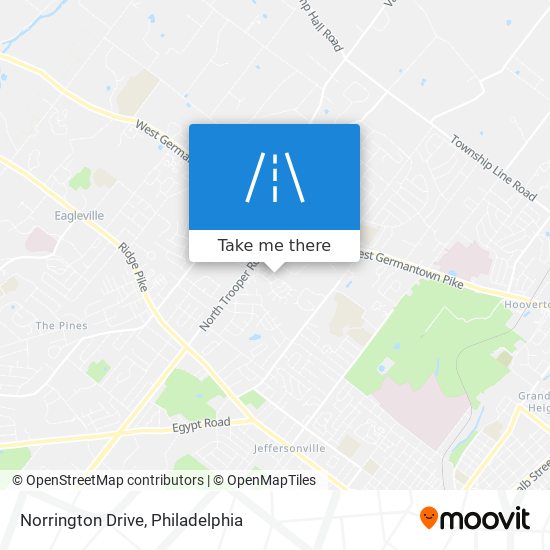 Mapa de Norrington Drive
