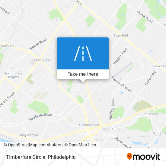 Timberfare Circle map