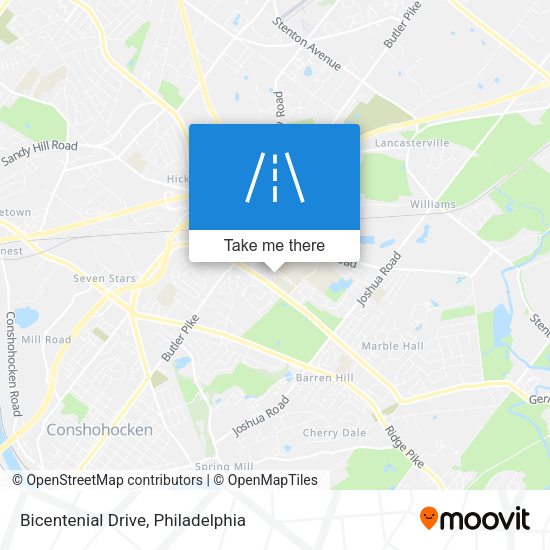 Mapa de Bicentenial Drive
