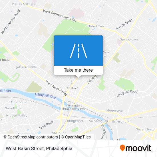 Mapa de West Basin Street