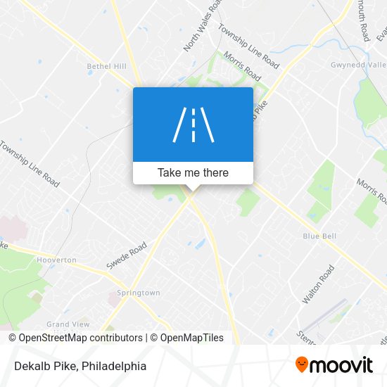 Dekalb Pike map