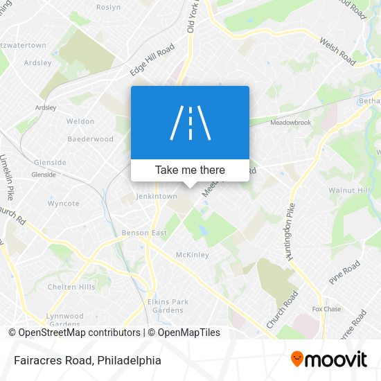 Fairacres Road map