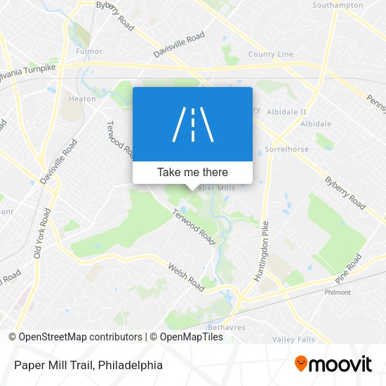 Mapa de Paper Mill Trail