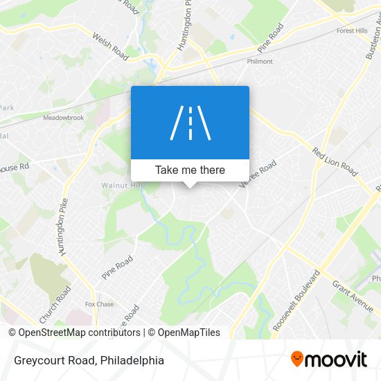 Greycourt Road map