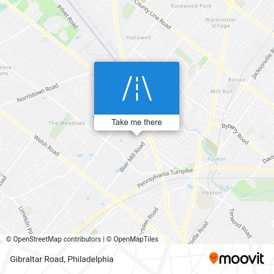 Gibraltar Road map