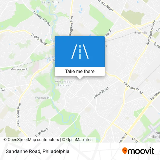 Sandanne Road map