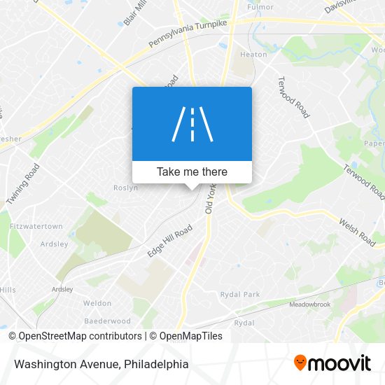 Washington Avenue map