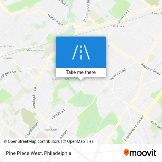 Pine Place West map