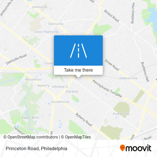 Princeton Road map