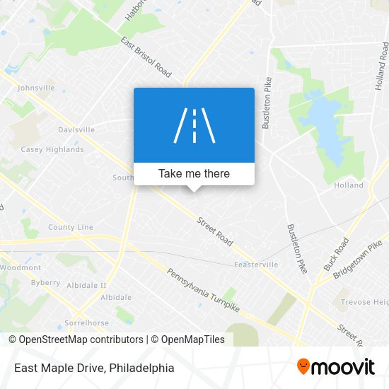 Mapa de East Maple Drive